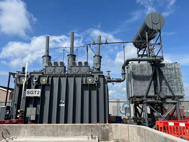 효성중공업이 2023년 스코틀랜드에 공급한 초고압변압기. 효성중공업 제공