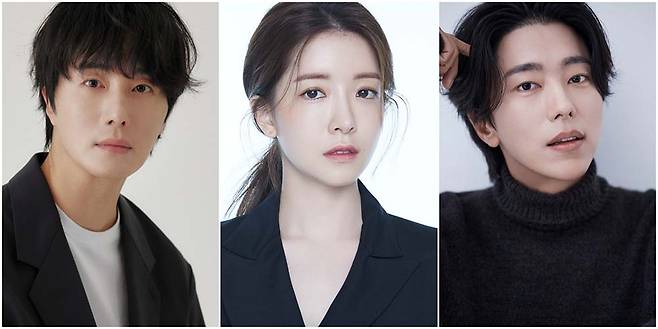 KBS 2TV 새 주말드라마 ‘화려한 날들’에서 호흡 맞추는 배우 정일우, 정인선, 윤현민(왼쪽 사진부터). KBS 제공