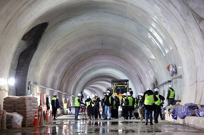 서울의 한 공공 공사 현장. 연합뉴스