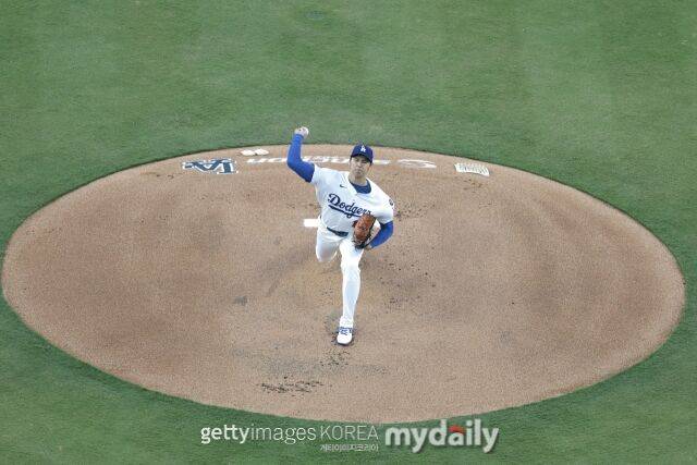 오타니 쇼헤이의 다저스 투수 데뷔전/게티이미지코리아