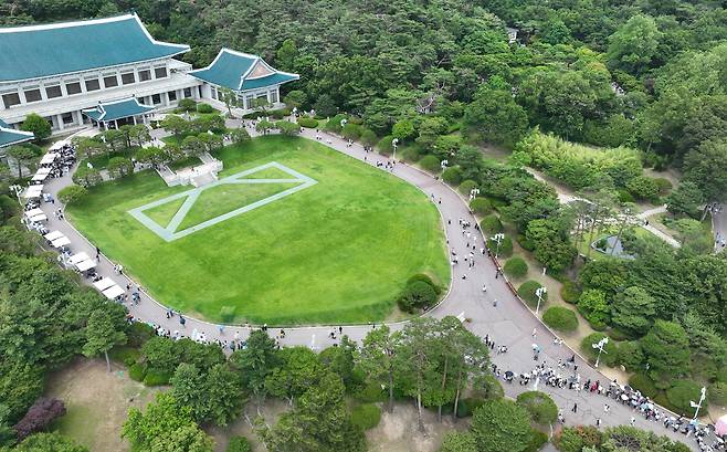 지난 15일 서울 종로구 청와대 모습. [연합]