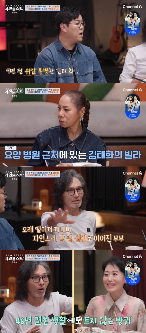 채널A ‘절친 토큐멘터리 4인용식탁’ 캡처