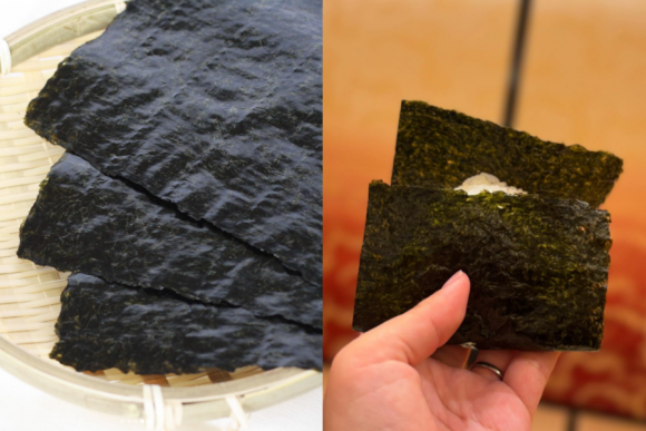 일본의 프리미엄 김 브랜드 ‘시오야 이치반’의 김(사진)이 ‘경매에서 낙찰된 가장 비싼 김’으로 기네스 세계 기록에 등재됐다. 제과점 후가 인스타그램 캡처