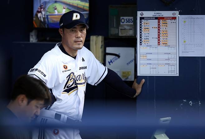 ▲ 조성환 감독 대행 ⓒ 두산 베어스