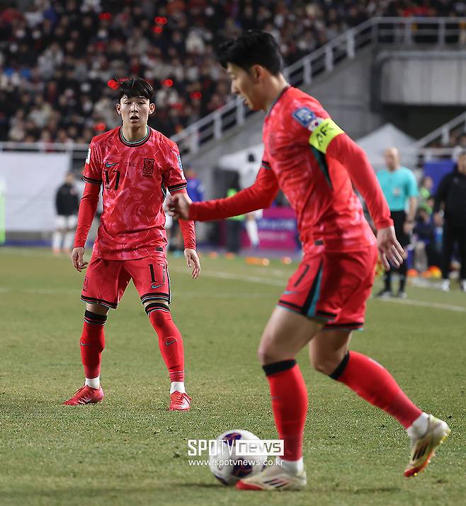 ▲ 양민혁 손흥민 ⓒ곽혜미 기자