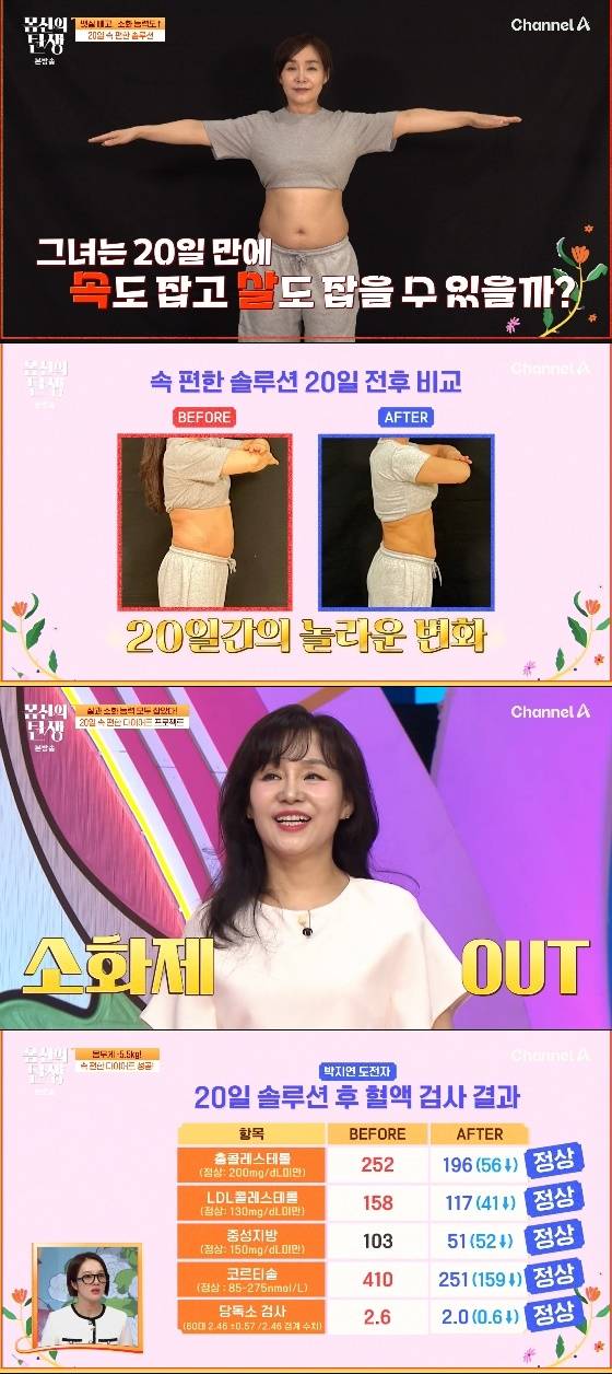/사진= 채널A '몸신의 탄생' 방송화면