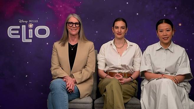 메리 앨리스 드럼 프로듀서, 매들린 샤라피안 감독, 도미 시 감독. 사진|월트디즈니컴퍼니코리아