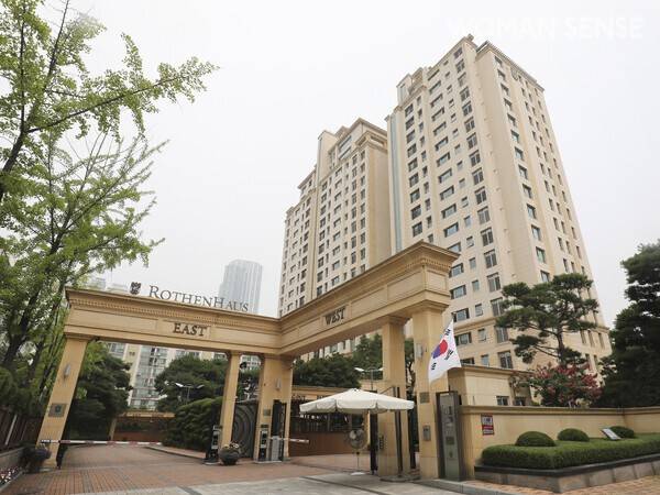 조현아 전 대한항공 부사장이 살고 있는 도곡동 로덴하우스. 최근 4건의 압류와 강제경매개시가 결정됐다.&nbsp; 사진=박정훈 기자&nbsp;