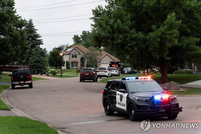 미네소타 주의원 총격살해 장소 [로이터 연합뉴스 자료사진. 재판매 및 DB 금지]