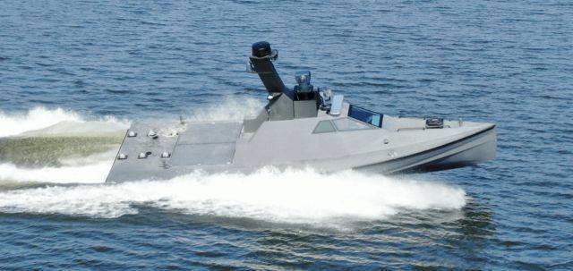 테스트중인 무인수상정 해령