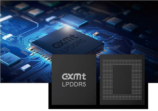 CXMT의 LPDDR5 D램. (사진=CXMT 홈페이지)