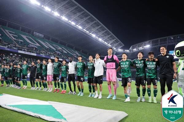 전북현대 선수단. 사진┃한국프로축구연맹
