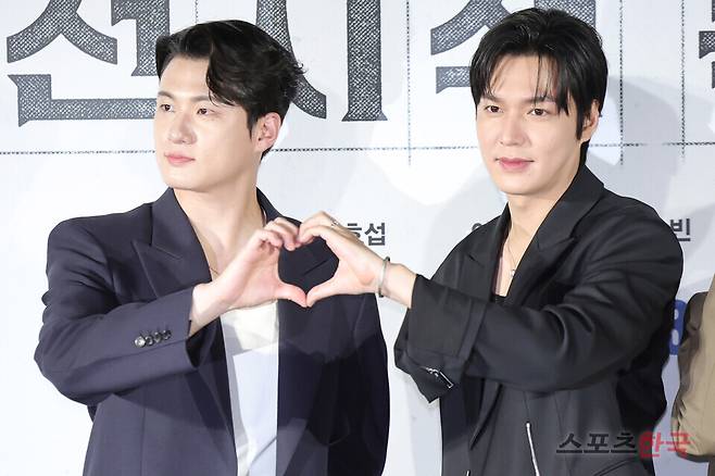 영화 '전지적 독자 시점' 제작보고회에 참석한 배우 신승호, 이민호. 25.6.17 ⓒ이혜영 기자 lhy@hankooki.com