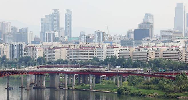 서울 강남구 일대 아파트 전경. 연합뉴스