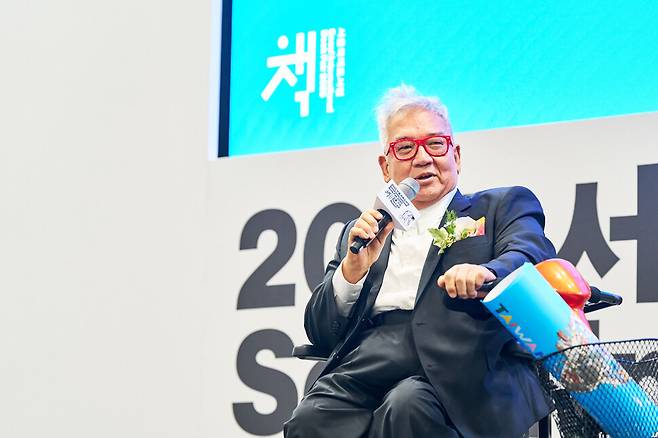 올해 주빈인 대만(타이완) 하오밍이 출판그룹 다콰이문화(大塊文化·로커스) 대표. 대한출판문화협회 제공