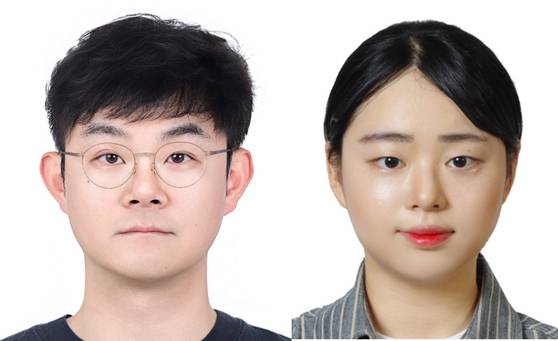 소화기 들고 나타나 초기 화재 진압을 한 카페 직원 한종구(43), 한선우(31)씨. 사진 제주도소방안전본부