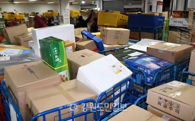 ▲ 택배 우편물 [강원도민일보 자료사진]