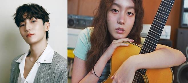 경향실용음악콩쿠르 입상자로 데뷔 후 왕성히 활동하고 있는 멜로망스의 정동환(왼쪽)과 김푸름