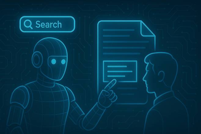 사람을 대신해서 검색을 하고, 자료를 요약해주는 AI/ 일러스트=챗GPT
