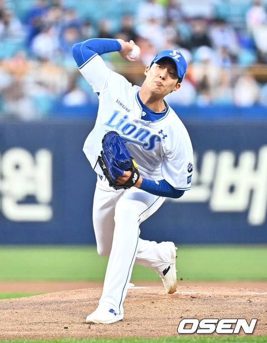 [OSEN=대구, 이석우 기자] 삼성 라이온즈 원태인 112 2025.04.04 / foto0307@osen.co.kr