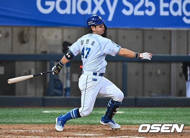 [OSEN=포항, 이석우 기자] 삼성 라이온즈 강민호 094 2025.05.13 / foto0307@osen.co.kr