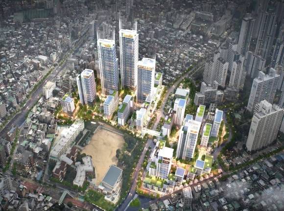 서울 영등포구에 2030년 준공 예정인 신길2구역 도심 공공주택 복합사업 조감도.  영등포구 제공