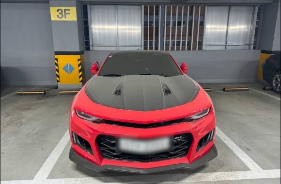 피의자의 고급차량. 경기남부경찰청 제공