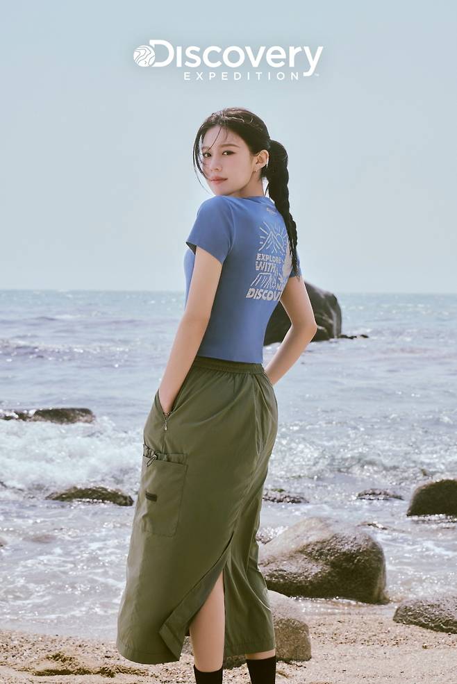배우 고윤정 아웃도어 브랜드 화보. 사진 디스커버리 익스페디션
