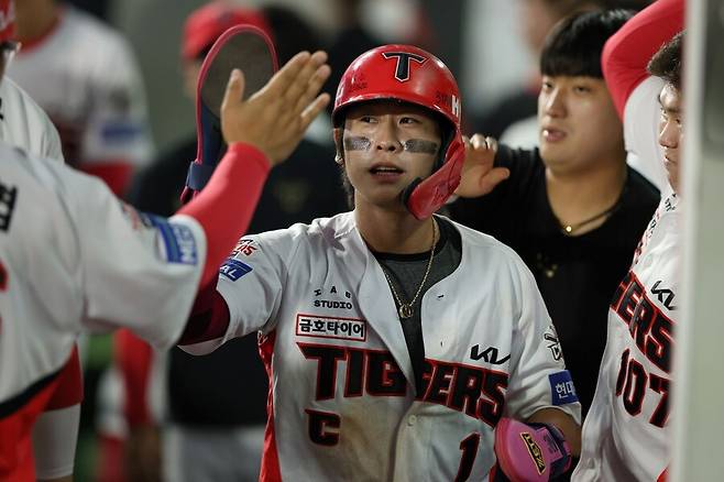 ▲ 3안타 2타점으로 맹활약한 박찬호 ⓒKIA타이거즈