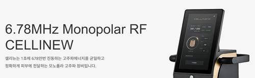 비올의 피부미용 기기  [웹사이트 캡처]