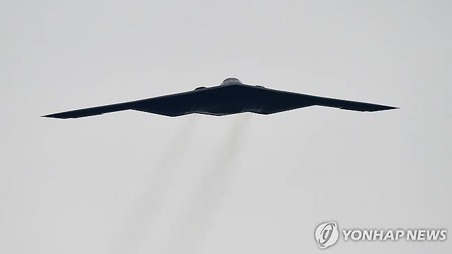 미국의 B-2 스텔스 전폭기 [AP 연합뉴스 자료사진. 재판매 및 DB 금지]