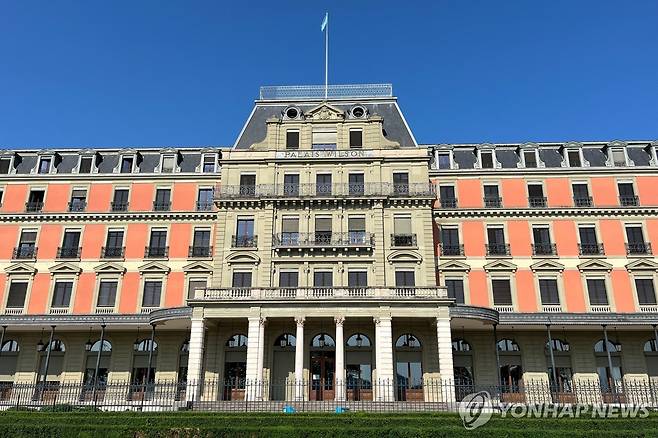 스위스 제네바에 있는 팔레 윌슨 건물 [로이터 연합뉴스 자료사진. 재판매 및 DB 금지]