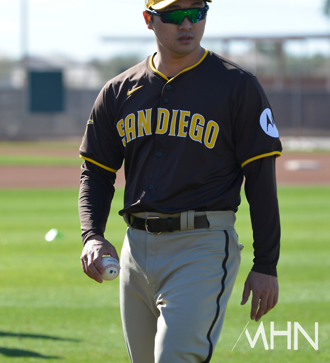 (샌디에이고 시절의 고우석)