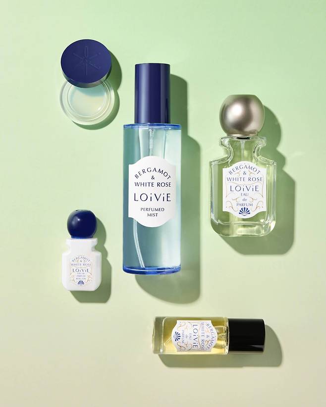 '베르가못 앤 화이트 로즈' 라인.(로이비제공)