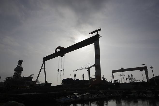 삼성중공업 거제조선소 전경. /뉴스1