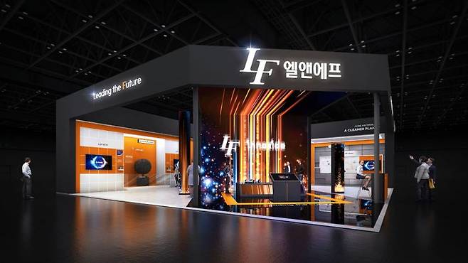 인터배터리2025의 엘앤에프 부스 전경.. ⓒ엘앤에프