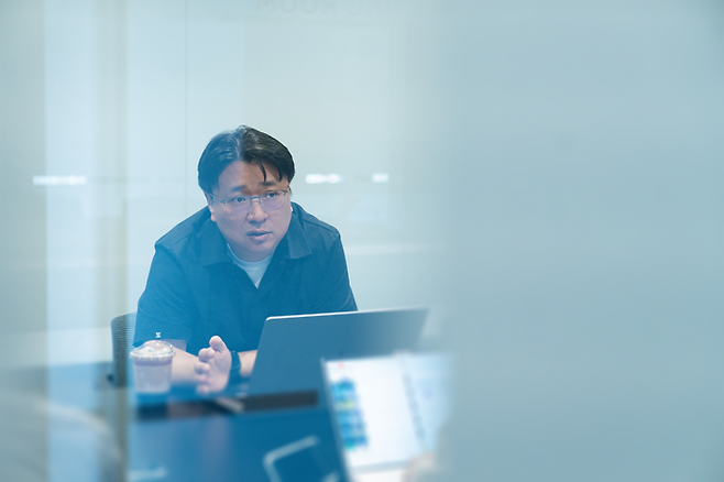 설창환 넷마블 AI&TECH랩 랩장이 구로구 지타워 사옥에서 데일리안과 만나 인터뷰하고 있다.ⓒ넷마블