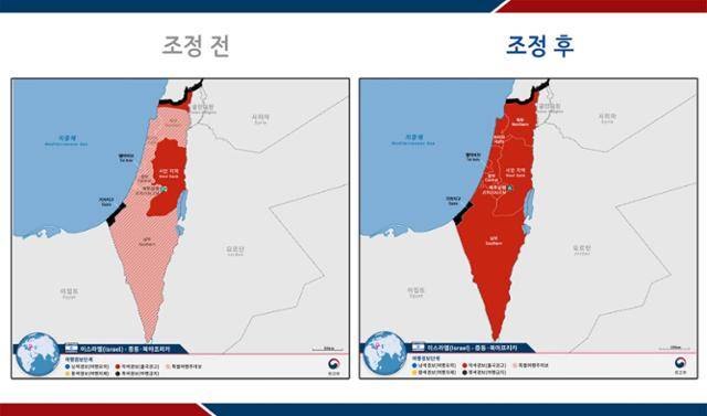 외교부는 이스라엘과 이란 간 무력 공방이 지속됨에 따라 17일 오후 1시부터 이란 전 지역에 대해 여행경보 3단계(출국권고)를 발령한다고 밝혔다. 외교부 제공
