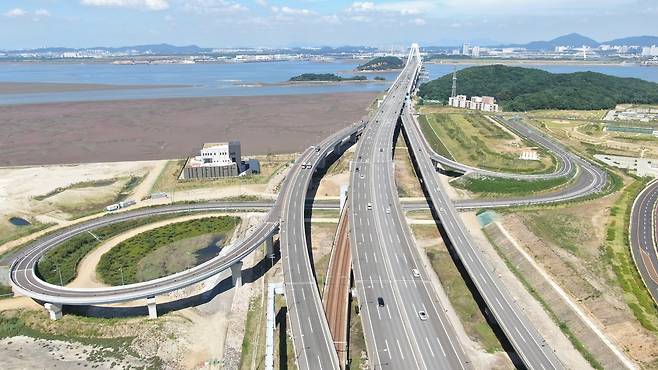 인천공항 고속도로 한상드림아일랜드 IC. 해양수산부 제공