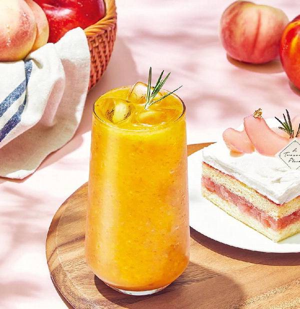 투썸플레이스, 복숭아 주스.