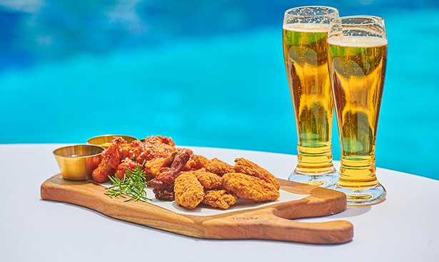 블룸호텔 치맥 / 사진=블룸호텔 홈페이지 캡쳐