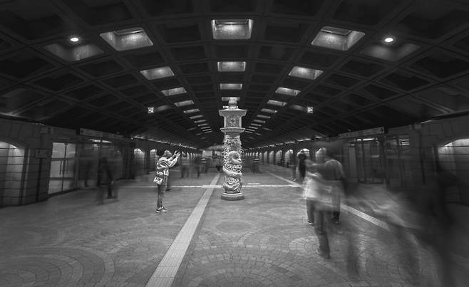 올해의 서울 지하철 사진 대상 '전통이 흐르는 역사'/사진=서울교통공사