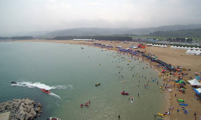 영덕 고래불해수욕장. 영덕군 제공