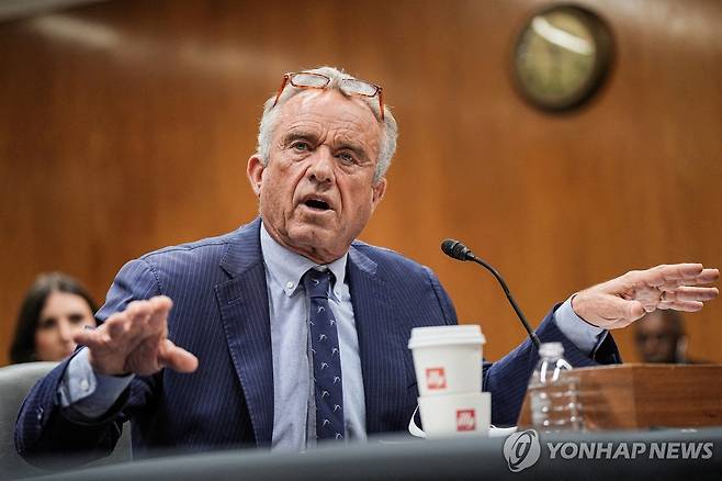 로버트 케네디 주니어 미 보건복지부 장관 [로이터 연합뉴스 자료사진. 재판매 및 DB 금지]