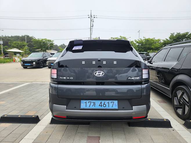 '디올뉴넥쏘' 후면./사진=도다솔 기자