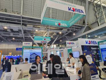 Korea Pavilion booth at BIO USA 2025. (Photo by Seung-kwon Kim)