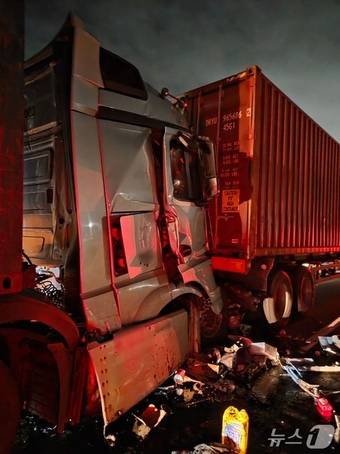 사고 현장(독자 제공. 재판매 및 DB금지).