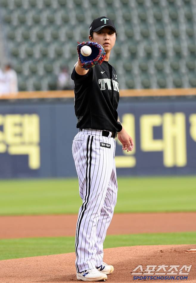19일 잠실구장에서 열린 LG 트윈스와 NC 다이노스의 경기. LG 최채흥이 숨을 고르고 있다. 잠실=박재만 기자 pjm@sportschosun.com/2025.06.19/