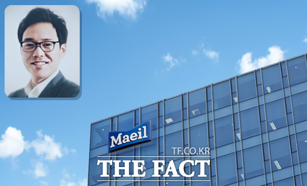 국내 유업계 경영환경이 날로 악화하는 가운데 매일유업에서 초고속 승진하며 경영수업을 받고 있는 3세 경영인 김오영 전무의 어깨도 무거워지고 있다. 사진 왼쪽 위는 김오영 매일유업 경영혁신실장. /매일유업