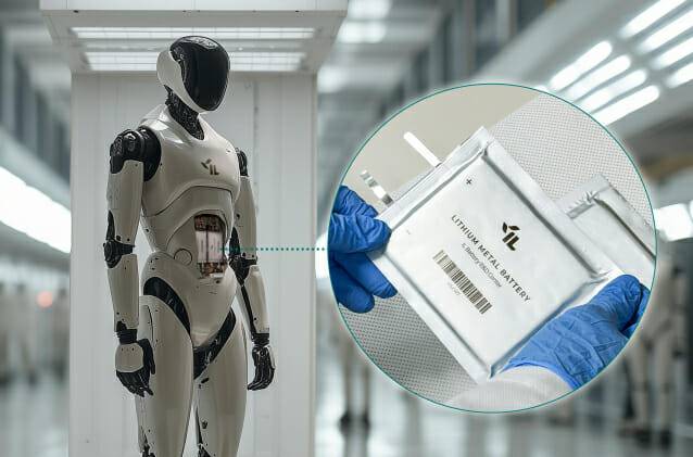 휴머노이드용 배터리 셀 샘플 사진 (사진=아이엘)